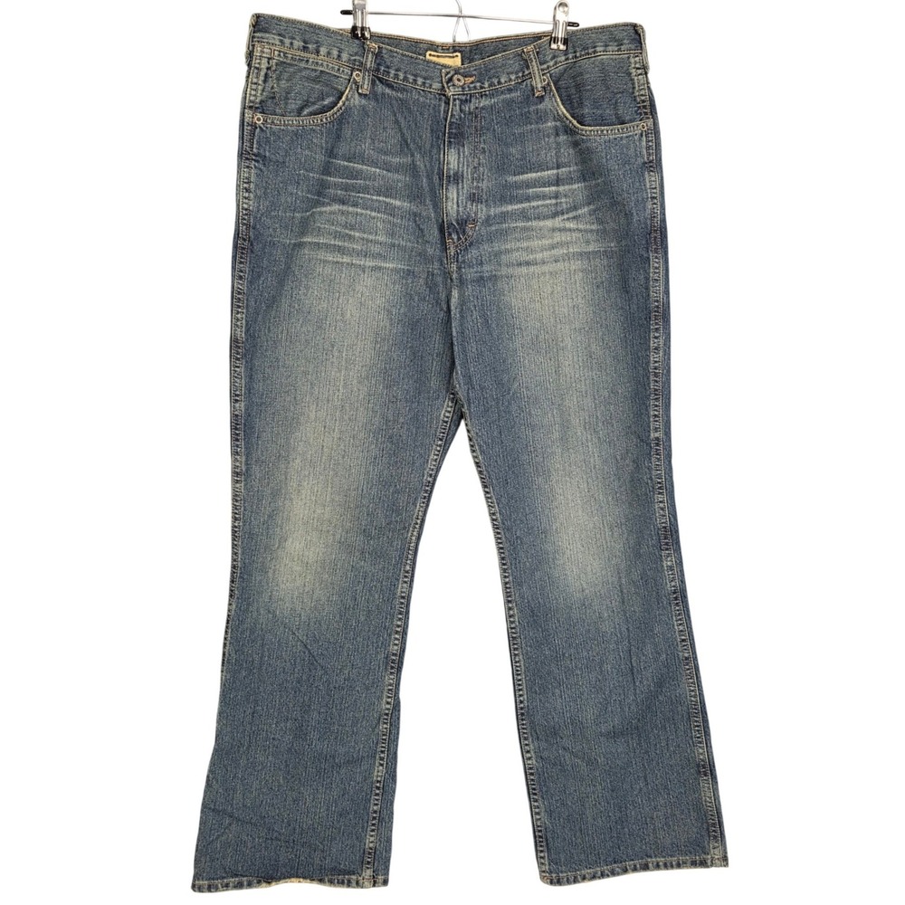 American Eagle Jeans Mens 38x32 Blue‎ Denim Bootcut Medium Wash Vintage Y2K - Picture 2 of 8